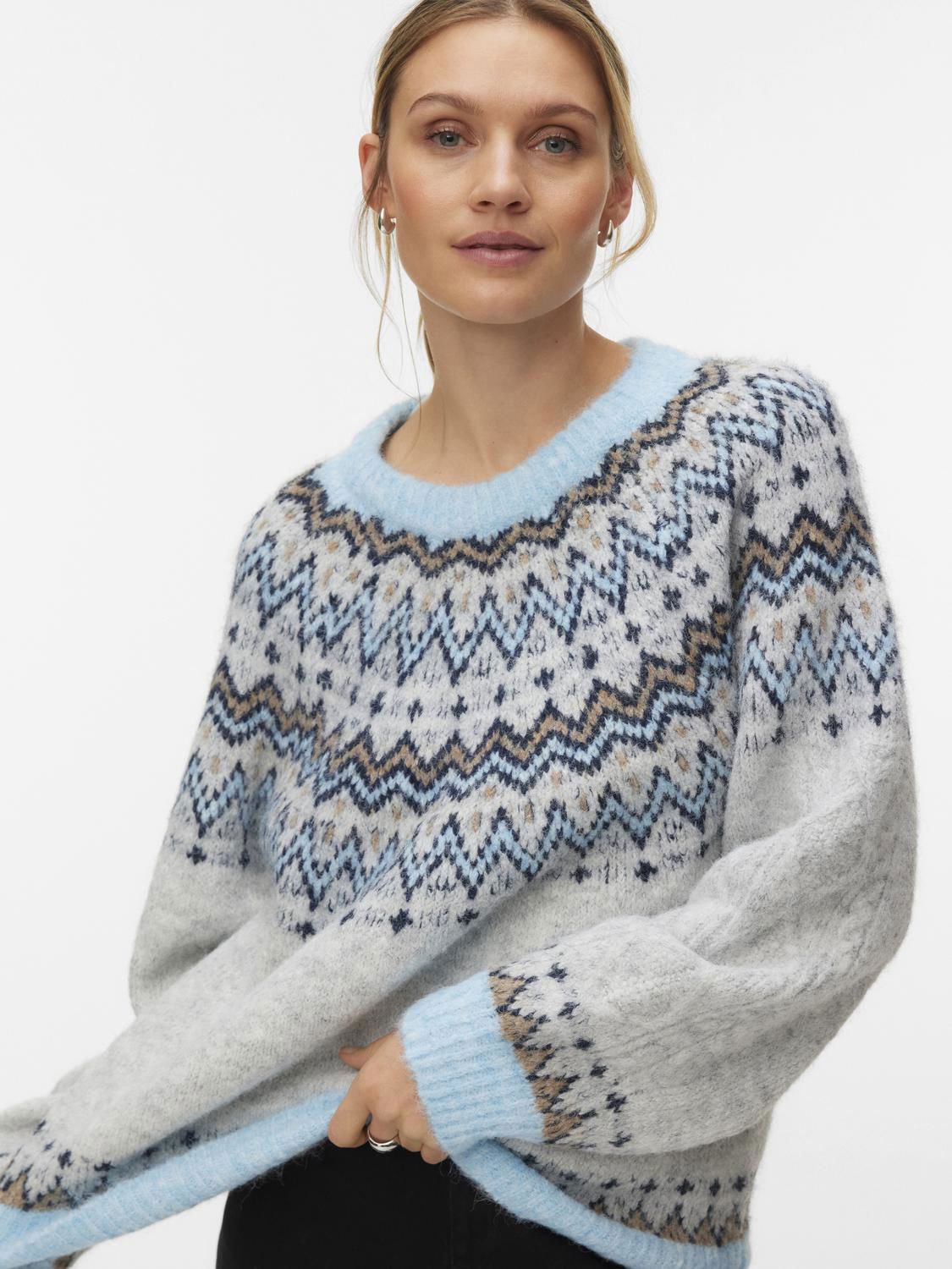 Vmjuliana Ls O-Neck Pullover Boo
